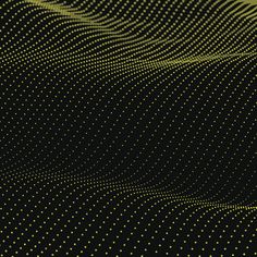 an abstract black and yellow background with dots