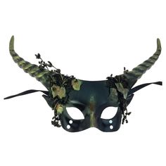 Get the magical and mythical look you desire with this woodland creature mask. Features horns and plant-like theme. Works with a variety of costume looks and themes. Ideal for a variety of occasions too including Mardi Gras! Costume accessory produced by KBW Global Corporation. Fairy Costume Men, Maskerade Mask, Forest Fairy Costume, Woodland Witch, Masquerade Mask Women, Costume Accessories Diy, Mystical Creature, Ball Mask, 300 Piece Puzzles