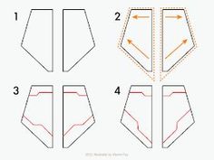 how to make an origami dog bed with instructions for the front and back