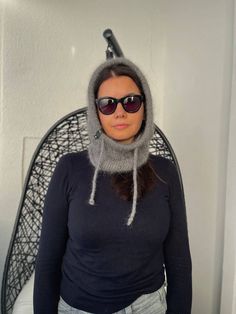 Gray balaclava Fluffy hood is the trend of 2022/2023 This is a handy accessory that won't ruin your hair and keep you warm in cold weather. You will be comfortable and comfortable. Mink yarn is very warm and pleasant. One size fits all  Fits most head sizes from 20 to 24 inches (56-60 cm). Balaclava color 32   You can order it in any other size or color. Various colors in the attached file.      PLEASE NOTE: Actual colors may slightly differ depending on your computer monitor! On order within 7-14 days. ▬ Material: mink wool and angora yarn. ▬ CARE ▬ Hand or delicate wash only at 30 o with shampoo, dry on a flat surface. All items are pre-washed. ▬ DELIVERY Gift wrap Dispatch within 1-3 business days Express delivery possible * USA: 7-21 business days. * Europe: 7-14 business days. * Unite Winter Hooded Balaclava One Size Fits Most, Casual Full Face Balaclava For Winter, Casual Full Face Balaclava For Fall, One Size Full Face Balaclava For Fall, Fall Full Face Balaclava One Size, Full Face Balaclava For Cold Weather Fall, Fall Full Face Balaclava For Cold Weather, Warm Balaclava For Winter, Warm Balaclava Mask For Winter