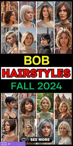 Are you ready to redefine your look this fall? As the leaves change colors, maybe it’s time for a change in your hairstyle too! Fall is the perfect season to experiment with fresh cuts and vibrant colors. But with so many styles to choose from, which one is right for you? In this article, we delve into the trendiest fall bob hairstyles for 2024, helping you find your perfect match. From sleek classics to bold, textured transformations, get ready to discover your fall hair inspiration! Classic Fall Bob Hairstyles, Fall Bob, Shaggy Bob Haircut, Medium Shag Haircuts, Layered Hair With Bangs, Bob Haircut Curly, Choppy Bob Haircuts, Blonde Hair With Bangs, Bob Hairstyles For Thick