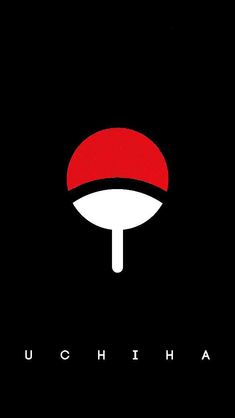 a black background with a red and white mushroom in the center that says ughha