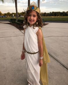 Diy Toga Costume For Kids, Greek Goddess Costume Kids, Greek Costume Diy, Goddess Costume Halloween, Greek Mythology Costumes, Persephone Costume, Greek Goddess Costume Halloween, Greece Costume