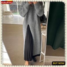 Casual and Comfortable Winter Pullover Woolen Dresses, Bodycon Sweater, Bodycon Sweater Dress, Winter Knitwear, Long Knitted Dress, Maxi Dresses Fall, Winter Pullover, Stylish Sweaters, Hijab Outfits