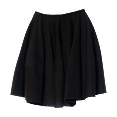 1990S ALAIA Black Wool Pleated Flared Skirt Fall Evening Mini Skirt With Lined Detail, Lined Mini Skirt For Fall Evening, Fall Evening Mini Skirt With Lining, Evening Full Mini Skirt, Black Mini Skirt For Winter Formal, Black Mini Skirt For Formal Winter Occasions, Evening Flared Mini Skirt For Fall, Chic Winter Full Mini Skirt, Winter Evening Mini Skirt