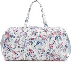 Cotton XL Travel Duffle Bag, Magnifique Floral Coquette Floral, Travel Duffle Bag, Cute Bag, Travel Essentials, Aesthetic Clothes, Vera Bradley