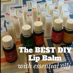 BEST chapstick/lip balm ever with Young Living essential oils! Essential Oil Lip Balm, Chapstick Lip Balm, Diy Essentials, Essential Oils Gifts, Yl Essential Oils