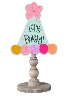 Let’s Party Topper/Attachment - Door Hanger Birthday Door, Donation Request, Party Topper, Birthday Fun, Door Signs, Door Hangers, Twine, Hangers, Door Decorations