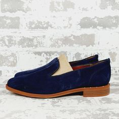 New Brand Franco Sarto Department Women Type Flat Closure Slip On Occasion Business, Casual, Workwear Us Shoe Size 6.5 Color Blue Style Loafer Features Comfort, Non-Slip Upper Material Suede Blue Suede Slip-on Leather Shoes, Blue Brogue-detailed Loafers For Galas, Navy Suede Slip-on Loafers, Blue Almond Toe Leather Shoes For Work, Blue Closed Toe Slip-ons With Leather Sole, Blue Round Toe Loafers With Stitched Sole, Blue Loafers With Stitched Sole And Round Toe, Navy Slip-on Loafers For Work, Blue Closed Toe Loafers For Work