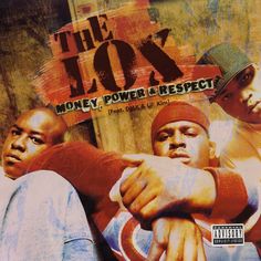 the lox money, power & respect album cover art with two men pointing at each other