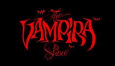 the tampa show logo with red lettering on black and red ink, which reads'the tampa show '