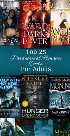 the top 25 romantic romance novels for adults by various authors, including an adult novel