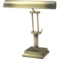 a lamp that is on top of a table