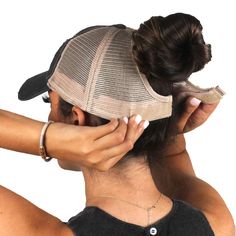 PRICES MAY VARY. Perfect Ponycap for High Ponytails and Messy Buns One size fits most (Head Circumference: Adjustable from 22” to 23 1/4”. Brim length: 2.75”) Tangle-free Adjustable Closure in the back – No need to adjust your hair to put on the hat Comfortable to wear during workouts, running errands & everyday activities Cotton Polyester Blend With Mesh Back Panels & Hand wash cold DESIGNED FOR WOMEN: Ponyflo hats are uniquely designed from a woman’s perspective. Its distinctive open back stru Jeep Star, Back Ponytail, Workouts Running, Fashion Caps, Mom Black, Tan Hat, Messy Buns, Beanie Hats For Women, Feeling Hot