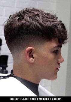 Best Fades Men, French Cropped Hair Men, Cross Fade Haircut, Modern French Crop Haircut, Faded Mens Haircut, Good Haircut For Men, Cut For Boys, 1 Fade Haircut Men, Temper Fade Haircut