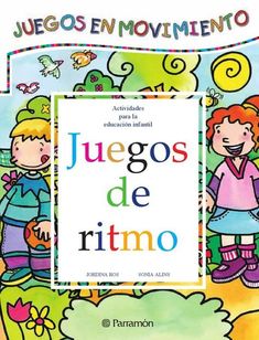 the book cover for jego's de ritmo, with two children standing in