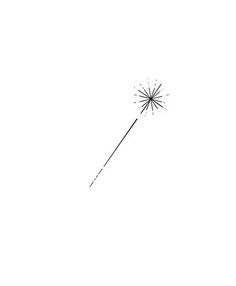 a black and white photo of a single dandelion on a white sky background