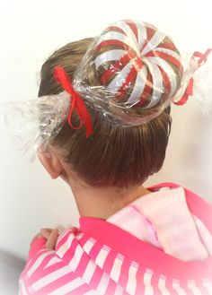 Crazy Hair Day Christmas, Christmas Crazy Hair Day, Grinch Costume, Whoville Hair, Crazy Hair For Kids, Christmas Hairstyle, School Hair