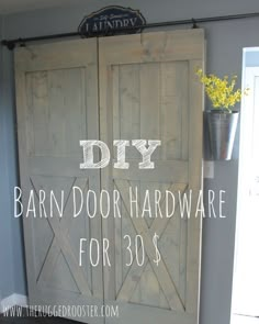 barn door hardware for 30's