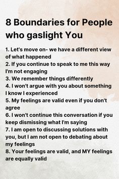 Here are 8 Boundaries for People who gaslight you...  Narcissism Quotes Narcissism relationships Narcissism aesthetic Narcissism Quotes toxic people  #narcissismquotes #narcissismrelationships #narcissismaesthetic #narcissismquotestoxicpeople Boundaries For Toxic People, People Who Gaslight You, Wear Whatever You Want Quotes, Gaslighting And Narcissism, How To Overcome Narcissism, Narcissists And Boundaries, Gaslighting Quotes Work, Quotes On Narcissistic People, Quotes On Narcissism Toxic People