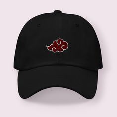 Show your love for the iconic Akatsuki organization with this striking embroidered anime hat! Featuring the infamous red cloud logo, this stylish cap is a must-have for any Naruto fan. - Shipping: Get your hands on this hat fast! We offer quick shipping, with delivery in 2-5 business days. - Returns: We want you to be thrilled with your purchase. If not, enjoy easy 14-day returns on unused items. - Style: This classic embroidered baseball cap design is a great fit for everyone. - Perfect Fit: Ou Embroidered Anime, Cloud Logo, Anime Hats, Otaku Gift, Manga Gift, Anime Embroidery, Red Cloud, Stylish Caps, Anime Lover