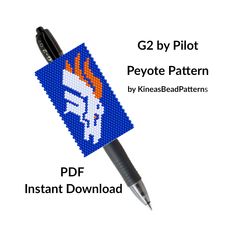 Nfl Team Colors, Cuff Pattern, Patriotic Jewelry, Pen Pattern, Beaded Pens, Jewerly Designs, Brick Stitch Pattern, Digital Patterns, Pencil Toppers