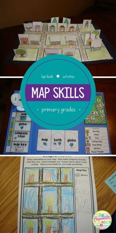 the map skills for primary and middle school students to use in their homeschool