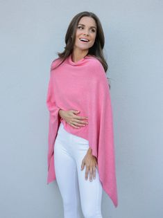 Stay stylish and cozy in Shiraleah’s Francoise Travel Poncho. This one size poncho features a soft and comfortable material perfect for those long travel hours. This poncho is a perfect addition to your traveling attire, it is stylish, comfortable and will keep you warm. The Francoise Travel Poncho has a relaxed fit silhouette making it a go-to layering piece for you during your travels. Color: Pink One Size Material: Viscose And Nylon Hand Wash, Hang Dry Made In China Vegan Packaging: Belly Ban One Size Shawl Poncho For Layering, Shawl Poncho For Layering, Oversized Cashmere Poncho, One Size Cashmere Poncho For Layering, Chic Poncho For Layering, Chic One-size Poncho For Layering, Chic One Size Poncho With Batwing Sleeve, Spring Poncho With Scarf In One Size, Spring Poncho With Scarf