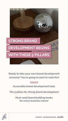 strong brand development begins with these 5 pillars Brand Pillars, 5 Pillars, Brand Strategist, Brand Building