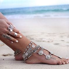 Tassel Anklet, Coin Anklet, Coin Charm Bracelet, Moda Hippie, Estilo Hippy, Beautiful Anklet, Anklets Boho, Hippy Chic, Beach Anklets