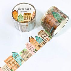 a roll of washi tape sitting on top of a table