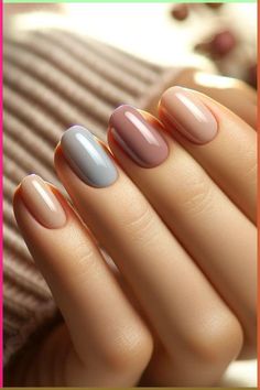 Cute Pink Nails, Glitter Accent Nails, Minimalist Nail, Nude Nail Polish, Nude Nail Designs, Nude Nail, Red Nail Designs, Makijaż Smokey Eye, Short Nail Designs