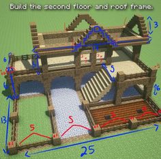 the diagram shows how to build an outdoor play area for children and adults with instructions