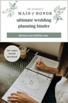 THE INTERNET’S MAID OF HONOR’S ULTIMATE WEDDING PLANNING BINDER – The Internet's Maid of Honor Wedding Binder Printables, Best Man Duties, Wedding Planning Printables, Wedding Plan Checklist, Wedding Planning Binder, Plan Checklist, Timeline Wedding, Wedding Planning Book, Wedding Binder