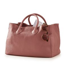 Elisabetta Slouch Handbag | Mark and Graham Natural Handbags, Purse Boutique, Leather Rose, Cheap Purses, Handbag Outfit, Mark And Graham, Cute Purses, Leather Hobo Bag, Givency Antigona Bag