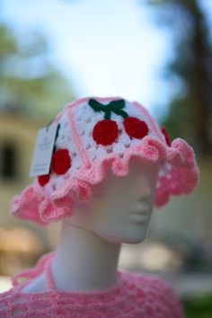 100% Handmade Cherry bucket hat! Made to order crochet bucket hat. Small Ruffled Brim. Perfect for gifting or vacations! Adult standard- Fits 21- 23 inches in circumference Kirby Bucket Hat Crochet, Purple Bucket Hat, Crochet Purple, Crochet Bucket, Crochet Business, Crochet Bucket Hat, Crochet Shorts, Crochet Clothing, Micro Mini Skirt