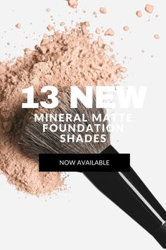 We added 13 new shades to our Mineral Matte Foundation Line! We realized there were gaps in tones and undertones that needed to be filled to give our line a wider range of options so that everyone can wear truly clean foundation. #naturalbeauty #cleanbeauty #naturalliving #crunchymama #makeup #makeuptutorial Foundation Powder, Matte Foundation, Warm Undertone