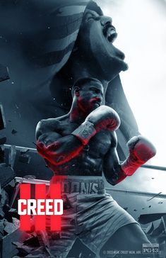 a poster for the upcoming movie, i'm creeped ii with an image of a man holding a boxing glove