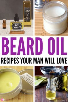 Diy Beard Oil Recipe, Homemade Beard Balm, Homemade Beard Oil, Savon Diy