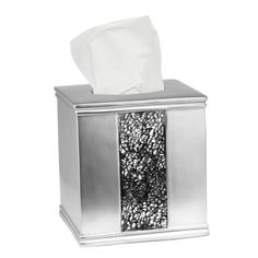 the tissue dispenser is made from stainless steel