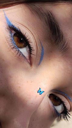 Maquillage On Fleek, Blue Eyeliner, Ethereal Makeup, Pinterest Makeup, Makijaż Smokey Eye, Edgy Makeup, Makeup Makeover