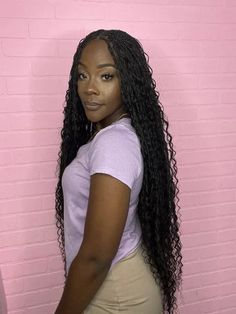 Natural Curly Wig, Boho Knotless Braids, Boho Knotless, How To Wear A Wig, Protective Hairstyle, Braided Cornrow Hairstyles, Twist Braid Hairstyles, Human Braiding Hair, Knotless Braids