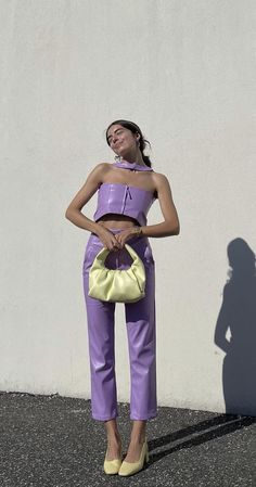 Fashion Thumbnail, Lilac Outfit Ideas, Ig Photos, Clothes Outfits, Ig Stories, Purple Fashion, Color Combo, Put On, Color Combos