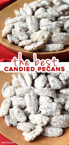 the best candied pecans recipe is made with just three ingredients and it's so easy to make