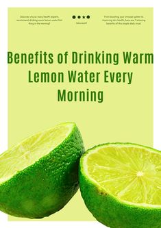 Discover why so many health experts recommend drinking warm lemon water first thing in the morning! From boosting your immune system to improving skin health, here are 7 amazing benefits of this simple daily ritual. Drinking Warm Lemon Water, Benefits Of Drinking Water, Warm Lemon Water, Water In The Morning, First Thing In The Morning, Effective Workout Routines, More Energy, Daily Ritual