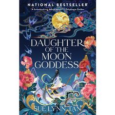 the book cover for daughter of the moon goddess