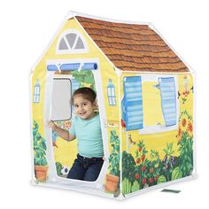 Cozy Cottage Play Tent - Best Imaginative Play for Ages 3 to 7 Fabric Playhouse, Indoor Tent, Kite Shop, Toddler Kitchen, House Tent, Tire Swing, Kids Play Tent, Cottage Exterior, Tent Design