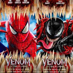 the amazing spider - man and venom movie poster