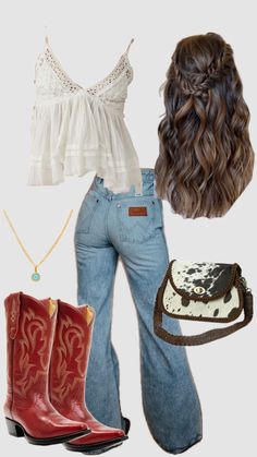 Western Birthday Outfit, Country Outfits Women, Casual Country Outfits, Cowgirl Style Outfits, Outfits For Mexico, 90s Inspired Outfits, Southern Outfits, Country Style Outfits, Western Wear Outfits