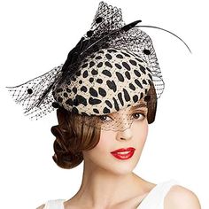 PRICES MAY VARY. Suitable For Head Circumference: 55-59cm/21.6-23.2inches. The diameter of the hat is 7.4 inches. The circumference of the hat is adjustable, so it stays on your head well The fascinator hat is made of 100% Australian wool, except the accessories. It is soft, lightweight, breathable and comfortable to wear Fashionable fascinator hat can be matched with different styles of clothing, show your charm and let you stand out in the crowd The fascinator hat can modify your face shape. T Elegant Hats Classy, Pillbox Hat With Veil, Vintage Wedding Hats, Felt Fascinator, Evening Hat, Fedora Women, Elegant Veils, Fascinator Hats Wedding, Hat With Veil